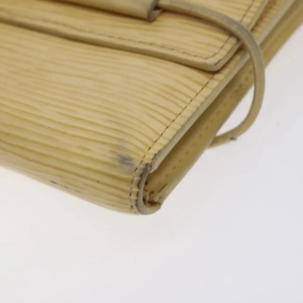 LOUIS VUITTON Epi Porte Monnaie Elastic Wallet Vanilla M6366A LV Auth 130577 - Picture 15 of 16